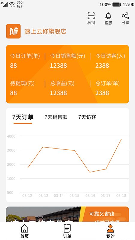 速上云修商家版