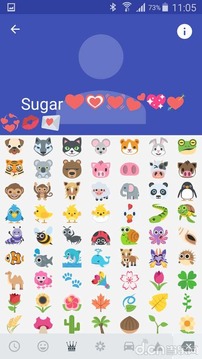 Emoji表情通讯录