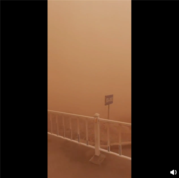 你家在列吗？今年最大范围沙尘来了：网友晒风沙视频 天地间昏黄一片
