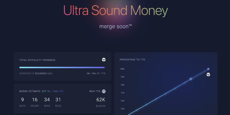 以太坊合并监控工具Ultra Sound Money
