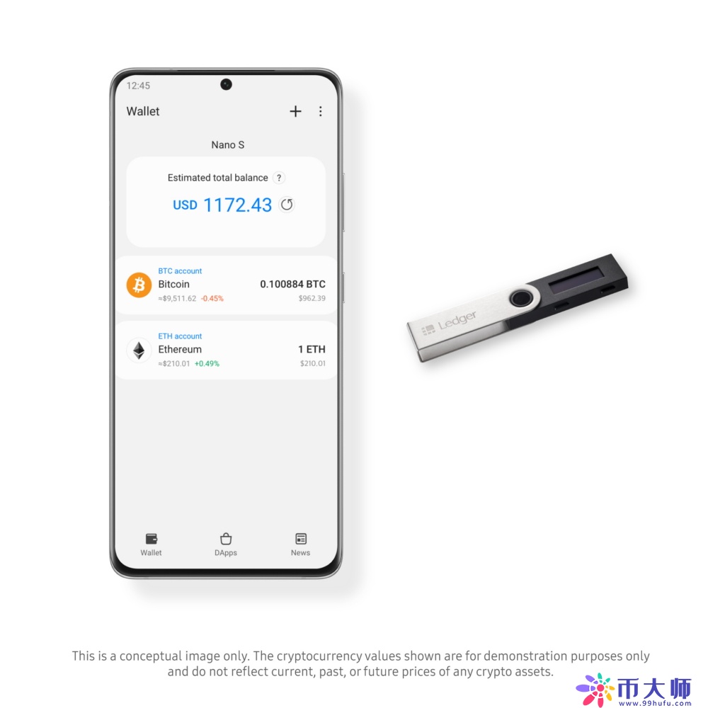 三星宣布： Samsung Galaxy现支持Ledger冷钱包 增加资产管理便利性
