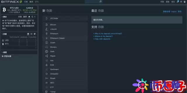 最详细的Bitfinex注册充值提现交易教程