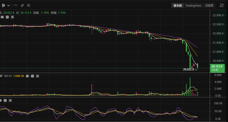 比特币跌破2.1万美元联准会报告:通膨压力存在、经济前景不乐观1