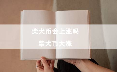 柴犬币会上涨吗(柴犬币大涨)-第1张图片-欧意下载 柴犬币会上涨吗(柴犬币大涨)-第1张图片-欧意下载