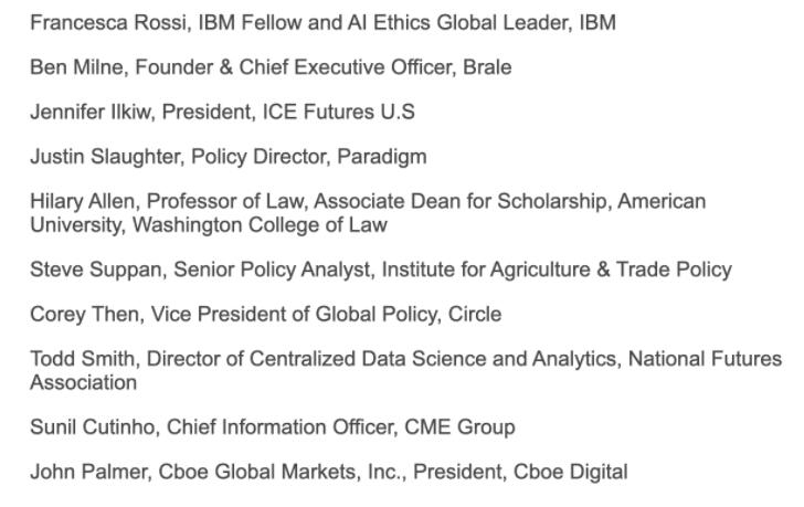 CFTC成立新技术委员会！币圈势力Circle、Paradigm、AvaLabs参与3