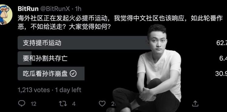 HT插针引起社群发起火必提币运动！目前超60％支持提币1