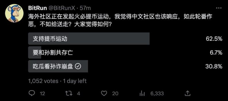 HT插针引起社群发起火必提币运动！目前超60％支持提币3
