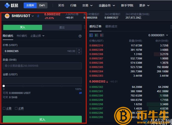 如何买卖柴犬币，shib柴犬币购买交易教程-第5张图片-欧意下载