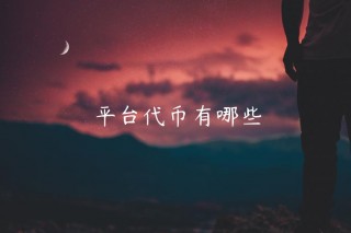 平台代币有哪些