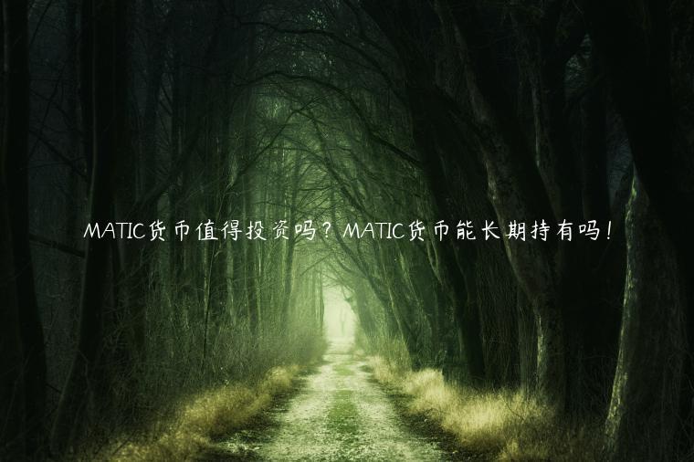 MATIC货币值得投资吗？MATIC货币能长期持有吗！-第1张图片-欧意下载