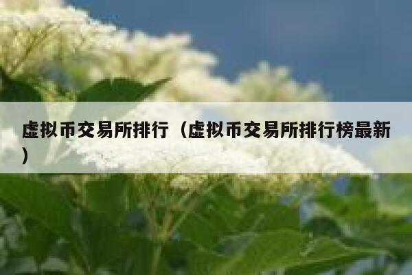 虚拟币交易平台排行（虚拟币交易平台排行榜最新）-第1张图片-欧意下载