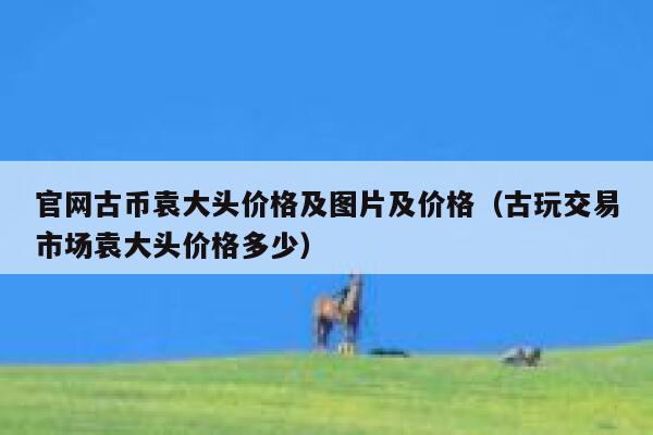 官网古币袁大头价格及图片及价格（古玩交易市场袁大头价格多少）-第1张图片-欧意下载