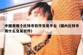 中国用哪个比特币软件交易平台（国内比特币用什么交易软件）