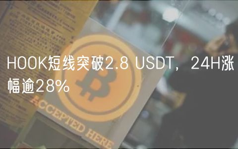 HOOK短线突破2.8 USDT，24H涨幅逾28%-第1张图片-欧意下载