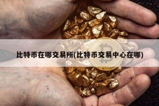 比特币在哪交易平台(比特币交易中心在哪)