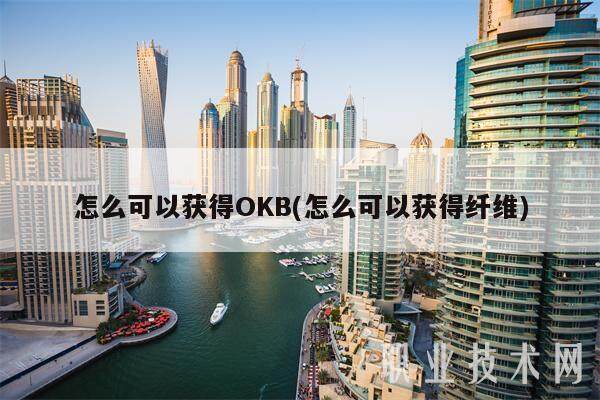 怎么可以获得OKB(怎么可以获得纤维)-第1张图片-欧意下载