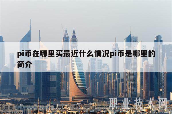 pi币在哪里买最近什么情况pi币是哪里的简介-第1张图片-欧意下载