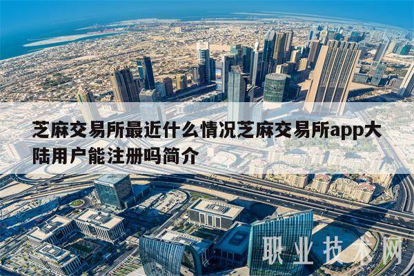 芝麻交易平台最近什么情况芝麻交易平台app大陆用户能注册吗简介-第1张图片-欧意下载