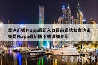 泰达币钱包app最新入口目前现状和泰达币交易平台app最新版详细介绍